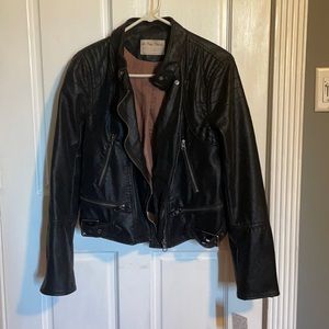Free People Fenix Leather Jacket